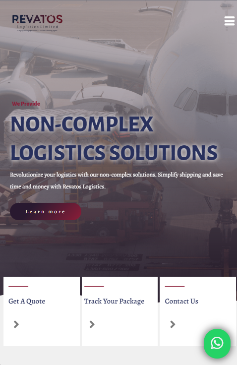 web design agency for logistics company